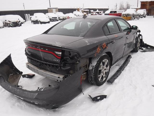 2C3CDXJG9FH813707 - 2015 DODGE CHARGER SX GRAY photo 4