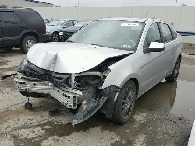 1FAHP3GNXBW113347 - 2011 FORD FOCUS SES SILVER photo 2