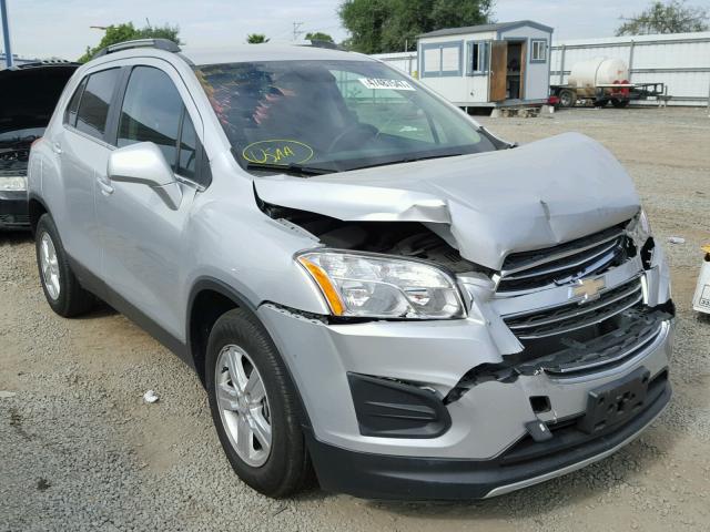 KL7CJLSB5FB084451 - 2015 CHEVROLET TRAX 1LT SILVER photo 1