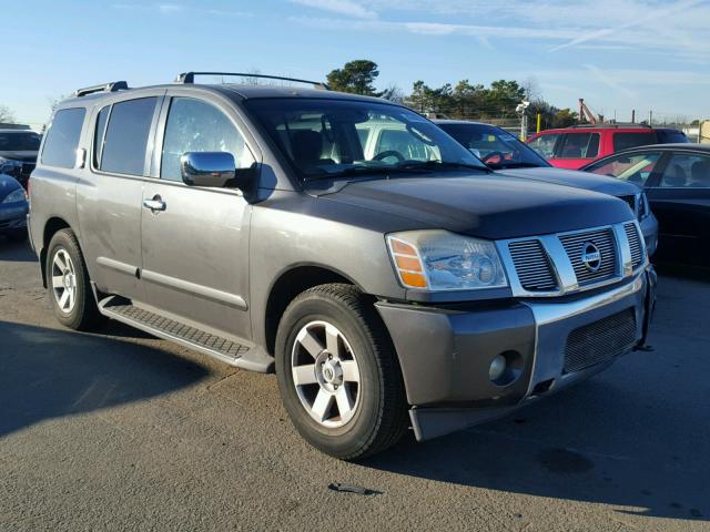 5N1AA08B34N738564 - 2004 NISSAN ARMADA SE GRAY photo 1