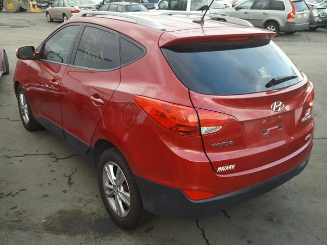 KM8JUCACXDU742161 - 2013 HYUNDAI TUCSON GLS RED photo 3