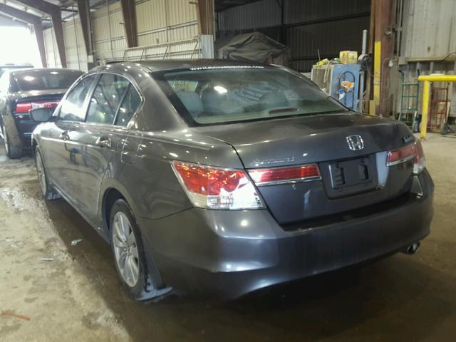 1HGCP2F75CA024805 - 2012 HONDA ACCORD EX GRAY photo 3