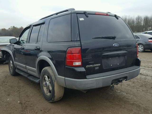 1FMZU73E92ZC49189 - 2002 FORD EXPLORER X BLACK photo 3