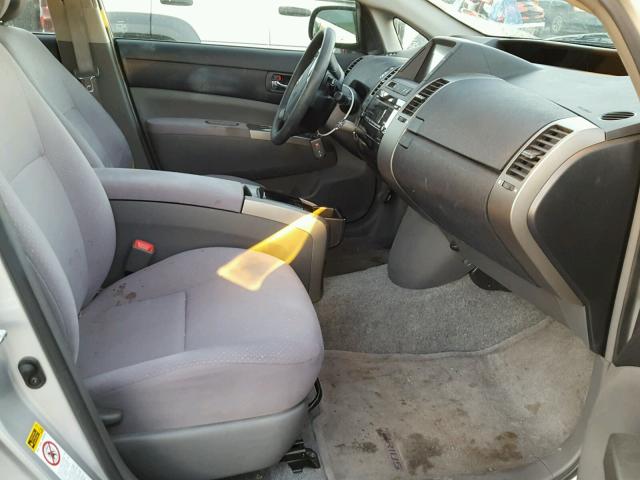 JTDKB20U997866897 - 2009 TOYOTA PRIUS 银色 照片 5