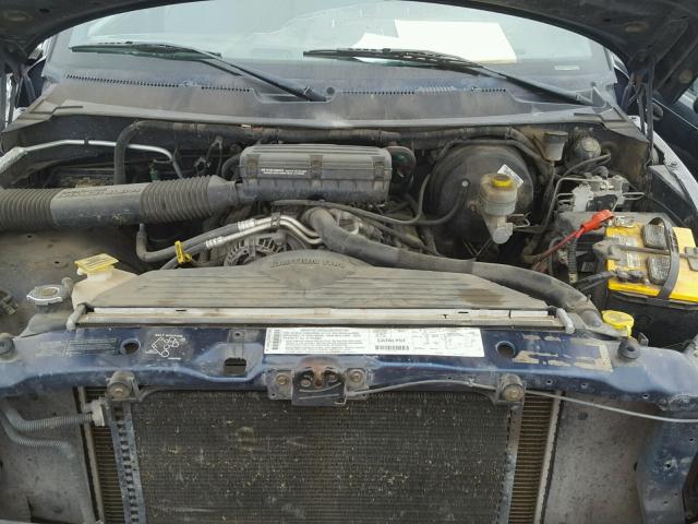 3B7HC12YXYG108927 - 2000 DODGE RAM 1500 BLUE photo 7