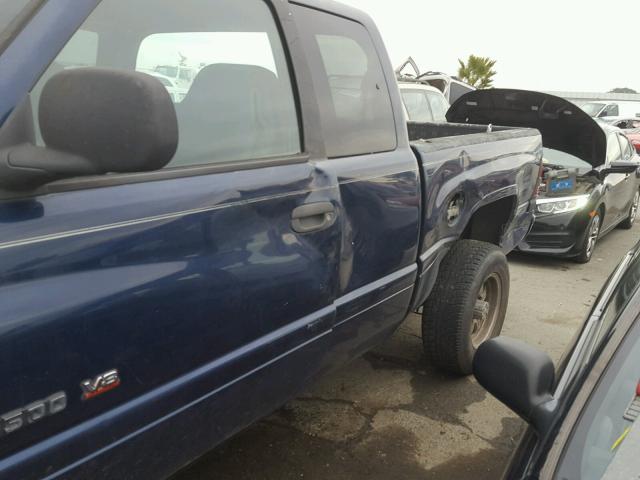 3B7HC12YXYG108927 - 2000 DODGE RAM 1500 BLUE photo 9