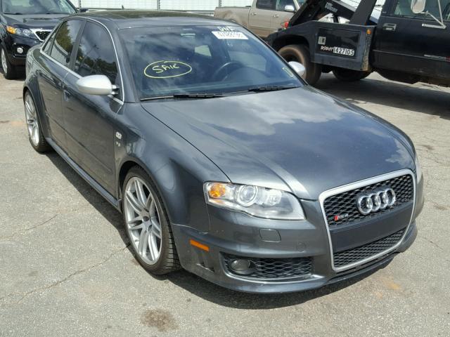 WUARU78E57N907475 - 2007 AUDI RS4 QUATTR GRAY photo 1