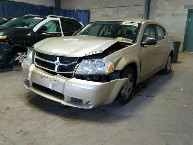 1B3CC4FB9AN149842 - 2010 DODGE AVENGER SX GOLD photo 2