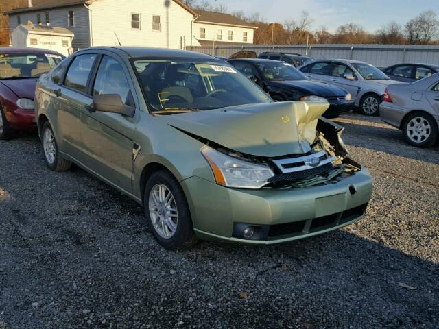 1FAHP35N38W205444 - 2008 FORD FOCUS SE GREEN photo 1