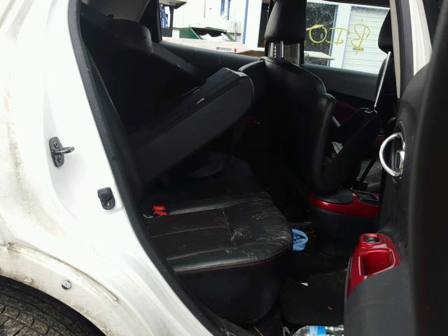 JN8AF5MR0ET352188 - 2014 NISSAN JUKE S WHITE photo 6