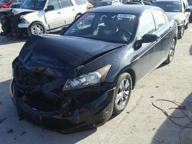 1HGCP2F65BA076487 - 2011 HONDA ACCORD SE BLACK photo 2