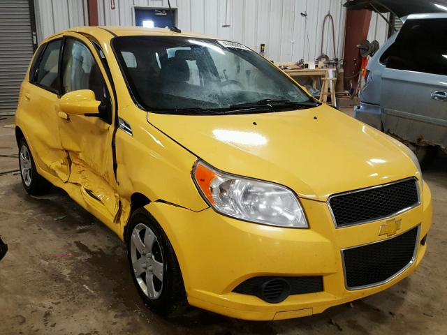 KL1TD66EX9B627112 - 2009 CHEVROLET AVEO LS 黄色 照片 1