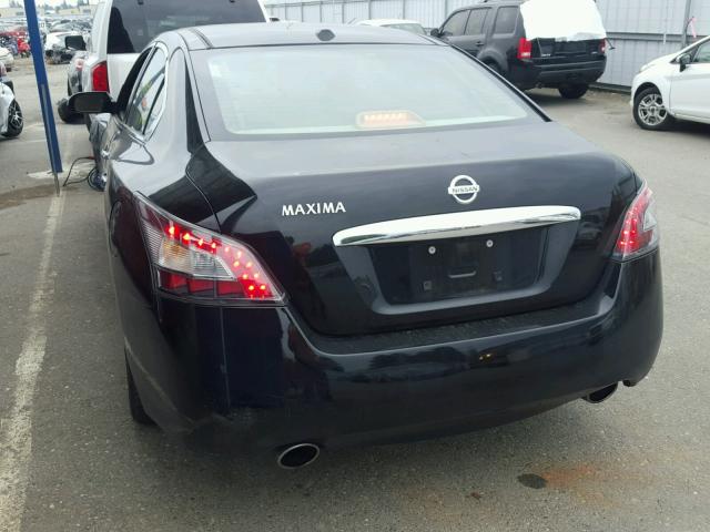 1N4AA5AP5BC853558 - 2011 NISSAN MAXIMA S BLACK photo 3