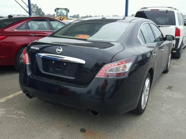 1N4AA5AP5BC853558 - 2011 NISSAN MAXIMA S BLACK photo 4