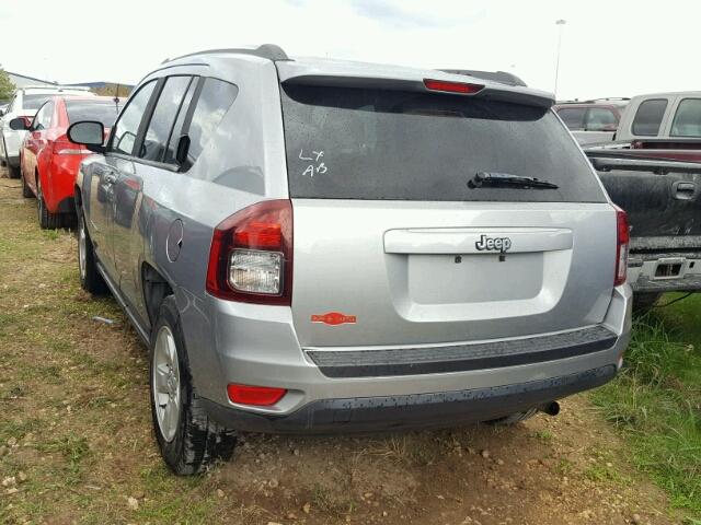 1C4NJCBA9ED844337 - 2014 JEEP COMPASS SP GRAY photo 3