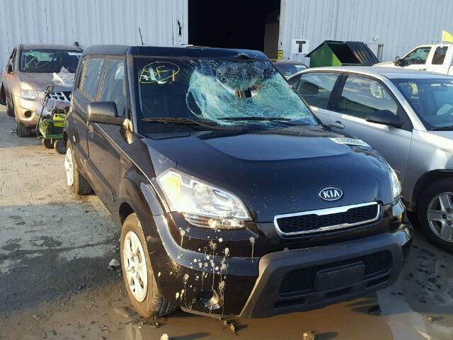 KNDJT2A13A7194837 - 2010 KIA SOUL BLACK photo 1