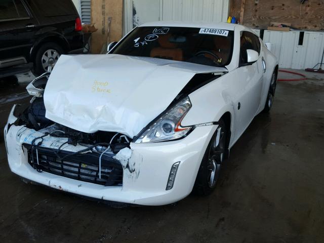 JN1AZ4EH4DM881285 - 2013 NISSAN 370Z BASE WHITE photo 2