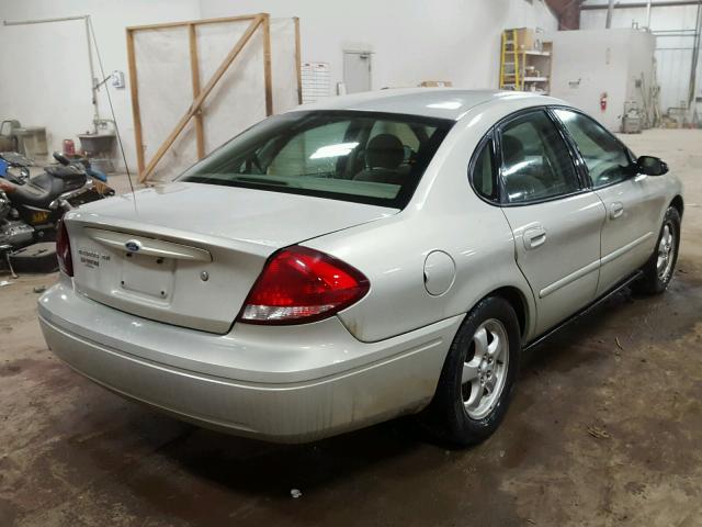 1FAFP53U86A108389 - 2006 FORD TAURUS SE TAN photo 4