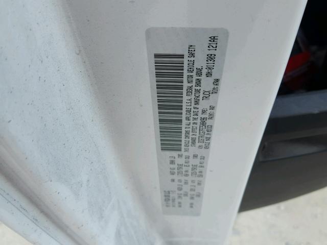 3C6TRVCG7FE508496 - 2015 RAM PROMASTER WHITE photo 10