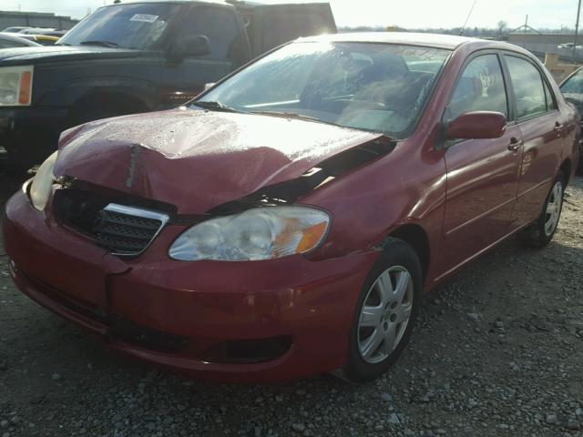 2T1BR32E56C633469 - 2006 TOYOTA COROLLA CE MAROON photo 2