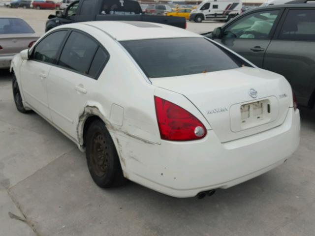 1N4BA41E84C884514 - 2004 NISSAN MAXIMA SE WHITE photo 3