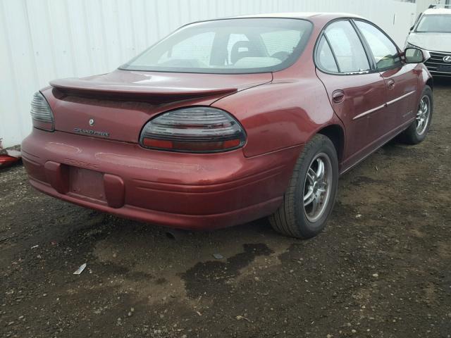 1G2WK52J62F253092 - 2002 PONTIAC GRAND PRIX BURGUNDY photo 4