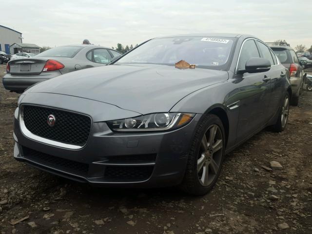 SAJAK4BN0HA953748 - 2017 JAGUAR XE PRESTIG GRAY photo 2