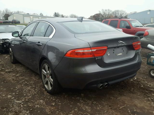 SAJAK4BN0HA953748 - 2017 JAGUAR XE PRESTIG GRAY photo 3