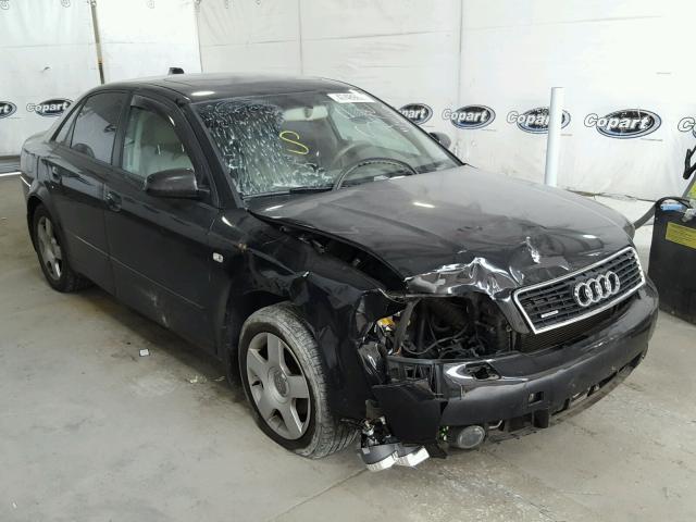 WAULC68E34A138314 - 2004 AUDI A4 1.8T QU BLACK photo 1