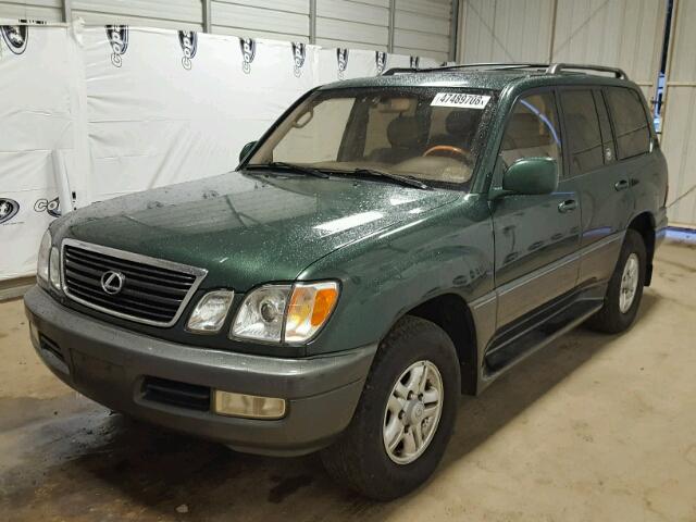 JT6HT00W1Y0096447 - 2000 LEXUS LX 470 GREEN photo 2