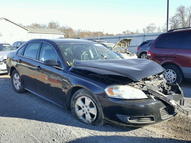 2G1WB5EN0A1132602 - 2010 CHEVROLET IMPALA LT BLACK photo 1