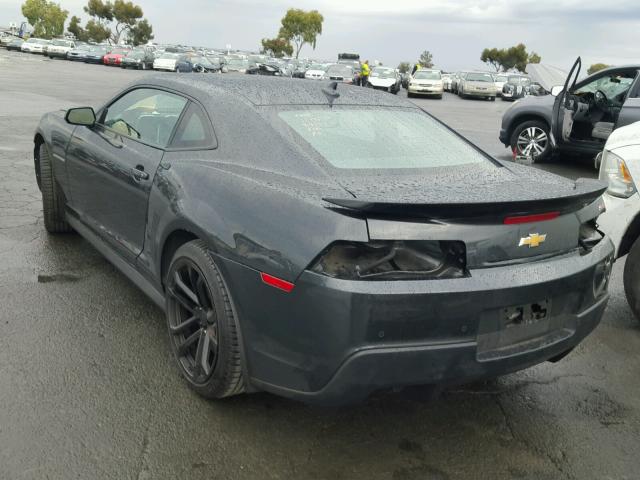 2G1FT1EW8E9123913 - 2014 CHEVROLET CAMARO 2SS GRAY photo 3