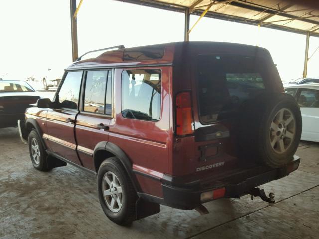 SALTL16493A793472 - 2003 LAND ROVER DISCOVERY BURGUNDY photo 3