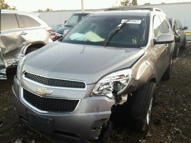 2GNFLEEK1C6274755 - 2012 CHEVROLET EQUINOX LT GRAY photo 2