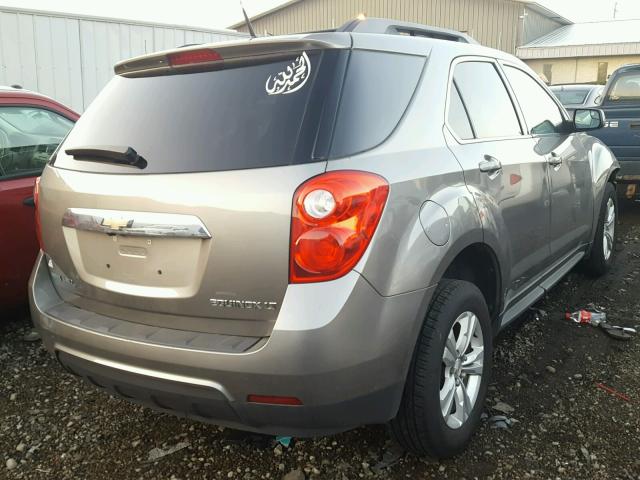 2GNFLEEK1C6274755 - 2012 CHEVROLET EQUINOX LT GRAY photo 4