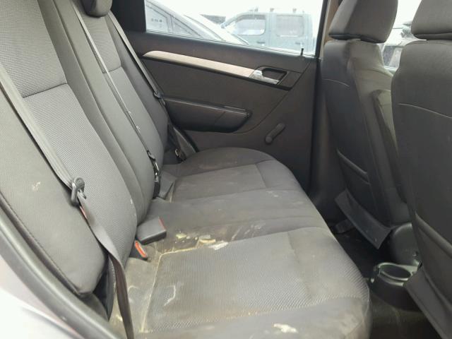 KL1TD5DEXBB138258 - 2011 CHEVROLET AVEO LS GRAY photo 6