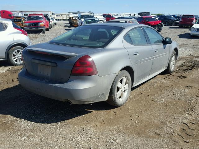 2G2WP552X71212369 - 2007 PONTIAC GRAND PRIX GRAY photo 4