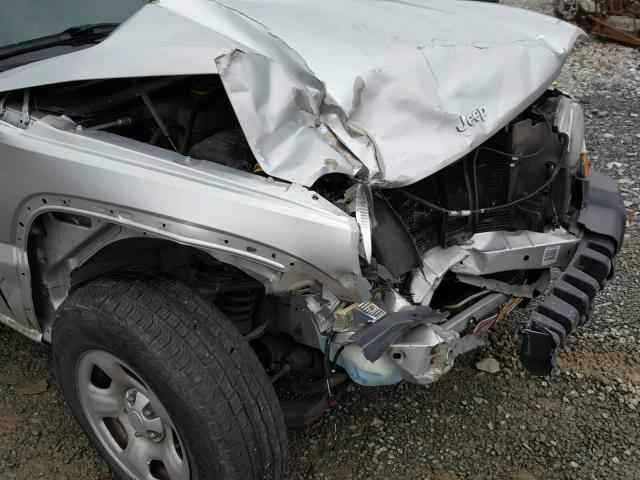 1J4GL48K27W621048 - 2007 JEEP LIBERTY SP SILVER photo 9