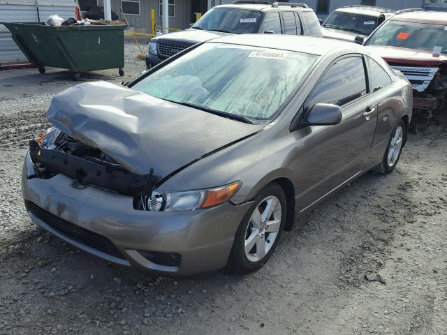 2HGFG128X8H569770 - 2008 HONDA CIVIC EX GRAY photo 2