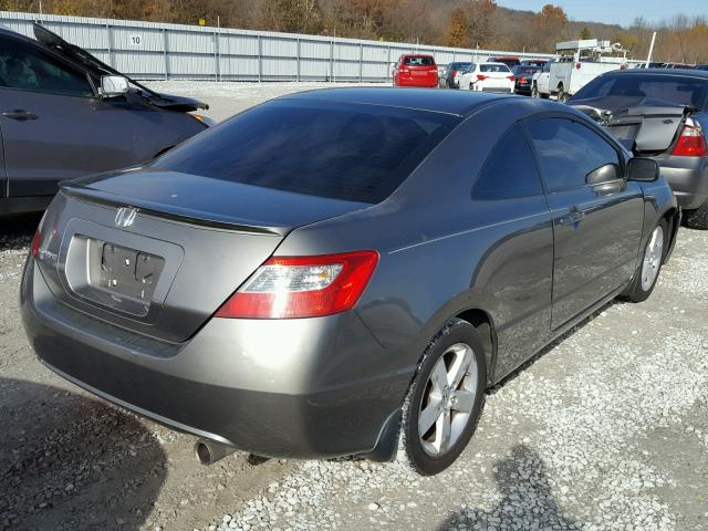 2HGFG128X8H569770 - 2008 HONDA CIVIC EX GRAY photo 4