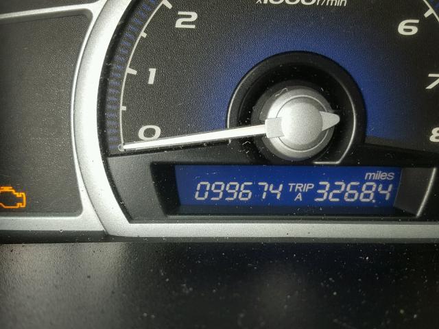 2HGFG128X8H569770 - 2008 HONDA CIVIC EX GRAY photo 8