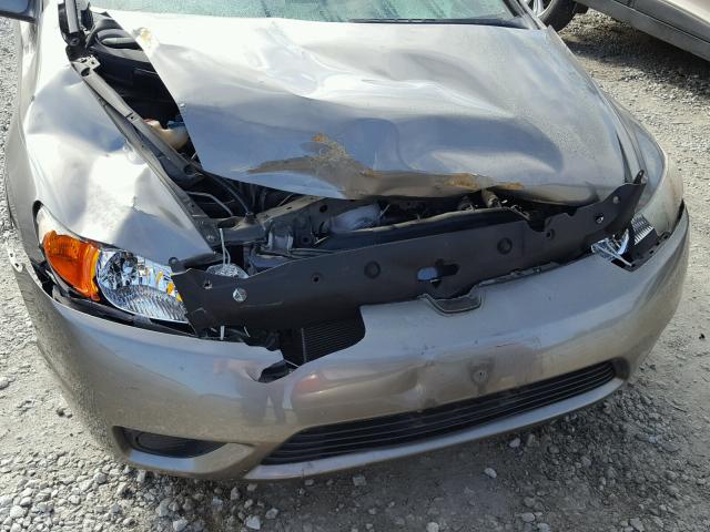 2HGFG128X8H569770 - 2008 HONDA CIVIC EX GRAY photo 9