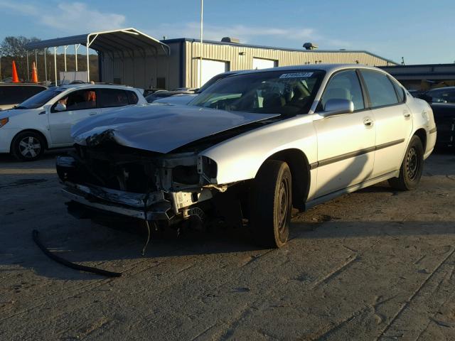 2G1WF52E549206420 - 2004 CHEVROLET IMPALA SILVER photo 2