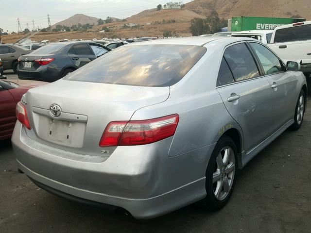 4T1BK46K27U522047 - 2007 TOYOTA CAMRY NEW SILVER photo 4