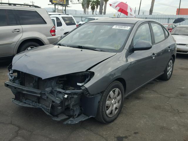 KMHDU46D38U341576 - 2008 HYUNDAI ELANTRA GL GRAY photo 2