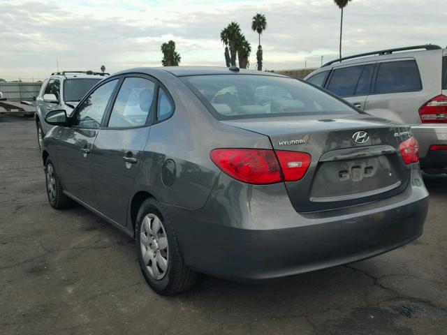 KMHDU46D38U341576 - 2008 HYUNDAI ELANTRA GL GRAY photo 3