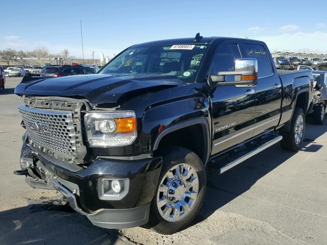 1GT120E87FF587915 - 2015 GMC SIERRA K25 BLACK photo 2