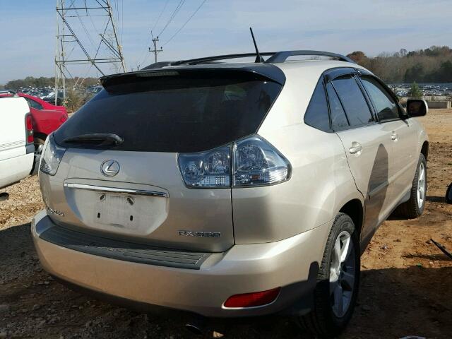 JTJGA31U640043405 - 2004 LEXUS RX 330 GOLD photo 4