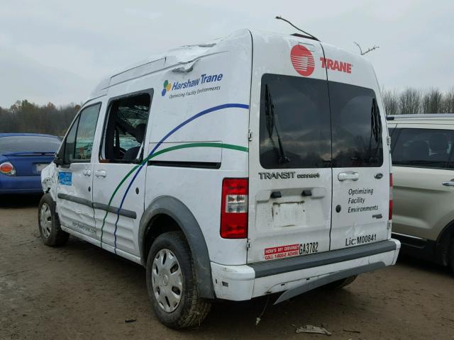 NM0KS9BN3BT055489 - 2011 FORD TRANSIT CO WHITE photo 3