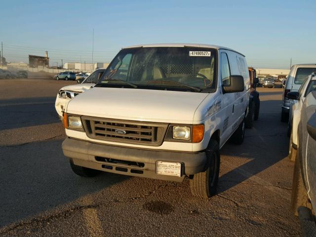 1FTSE34L24HB43121 - 2004 FORD ECONOLINE WHITE photo 2